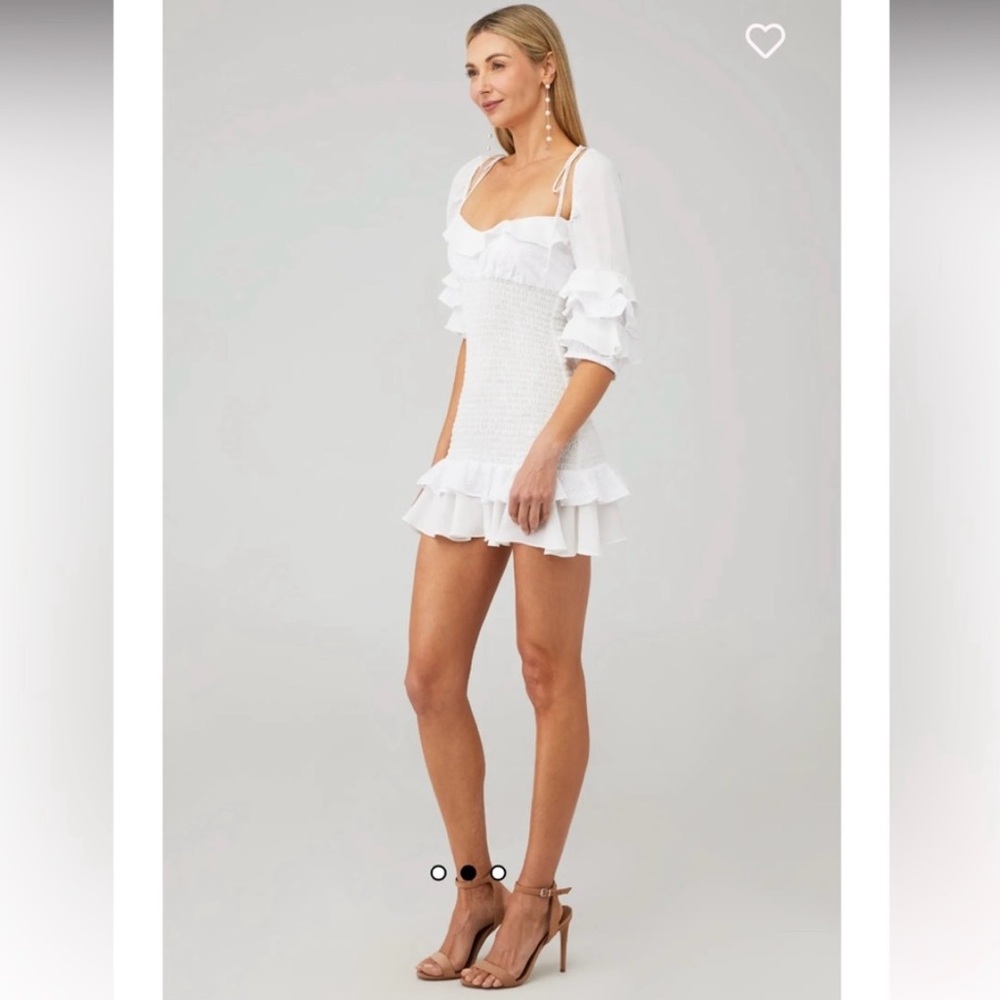 For Love And Lemons White Mini Dress - Picture 3 of 12